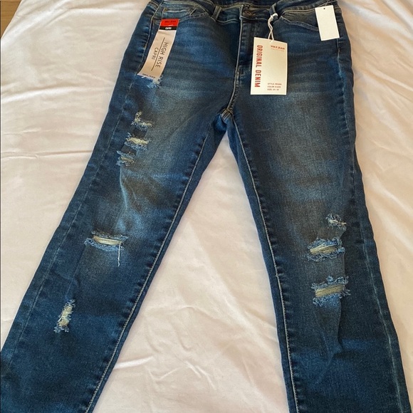 High Rise Capri Wax Jean Collection Size 31 - Picture 8 of 9